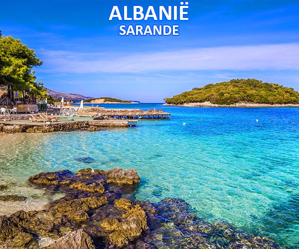Albanië Sarandë – turquoise kust en strand