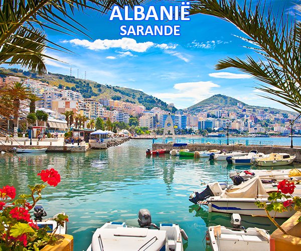 Albanië Sarandë – haven en boulevard