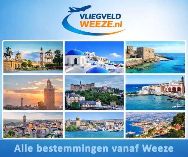 Alle bestemmingen vanaf Weeze