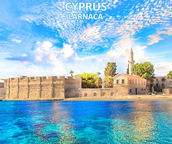 Cyprus Larnaca – middeleeuws kasteel aan de kust