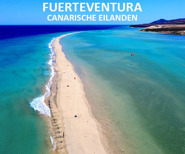 Sotavento Beach, Fuerteventura – lagunes bij eb