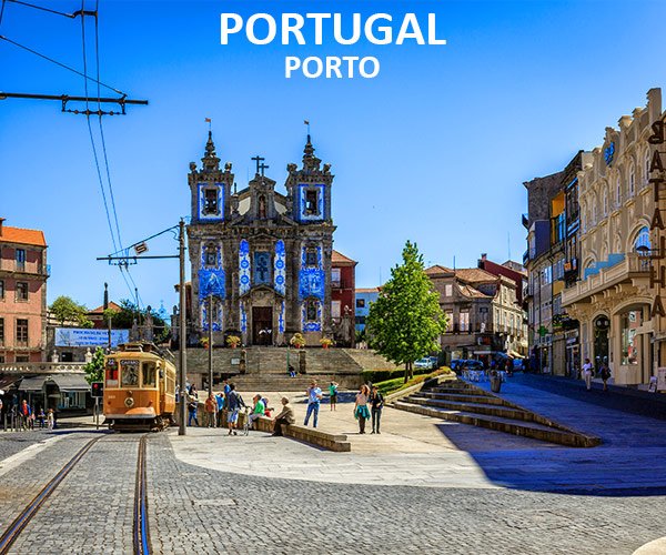 Portugal Porto – Igreja de Santo Ildefonso met azulejos