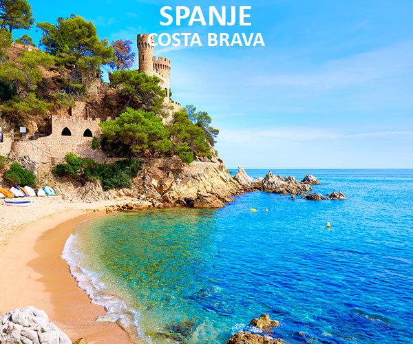 Lloret de Mar Castell Plaja at Sa Caleta beach, Costa Brava