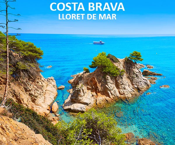 Platja Fenals Beach in Lloret de Mar, Costa Brava